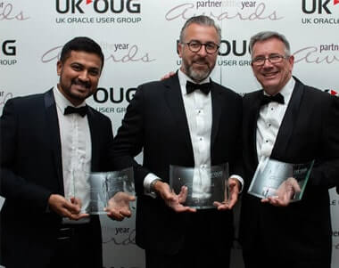 Oracle Gold Winner - UKOUG Industry Product Partner of the Year Award – UK 2018 